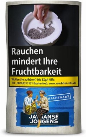 Javaanse Jongens Halfzware Päckchen 30 g Zigarettentabak