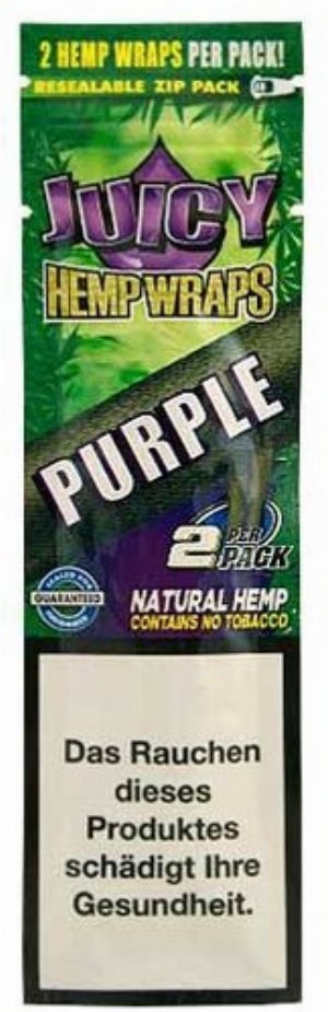 Hemp Wraps Grapefruit – Tabakfreie Hanfblätter zum Selbstdrehen von Juicy Blunts