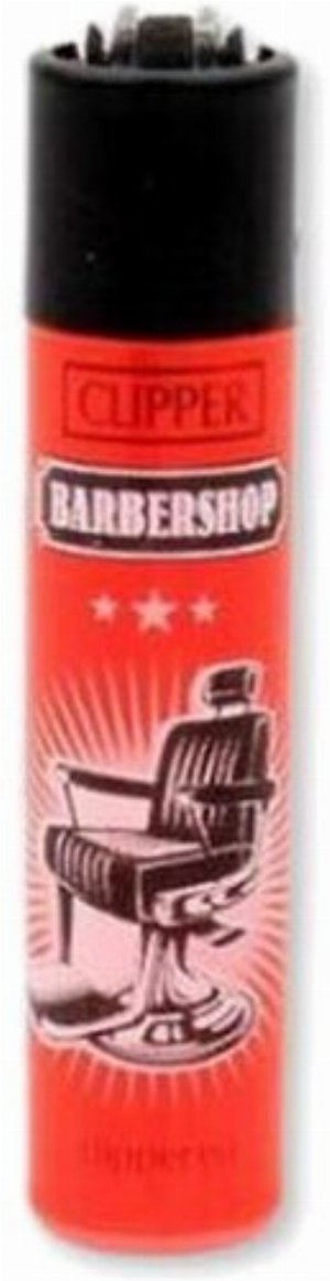 Clipper Gasfeuerzeug – Barbershop-Edition „4v4