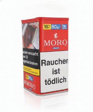 MORO Rot Volumentabak Dose 80 g