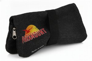 Paramount Tabak-Pouch Stoff Grau – Drehertasche mit Gummibandverschluss