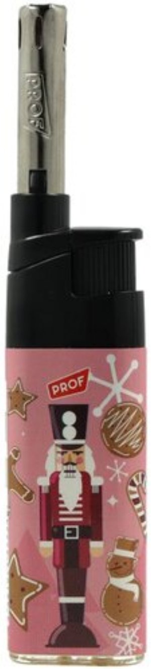 Prof Nussknacker Mini-Stabfeuerzeug in Rosa
