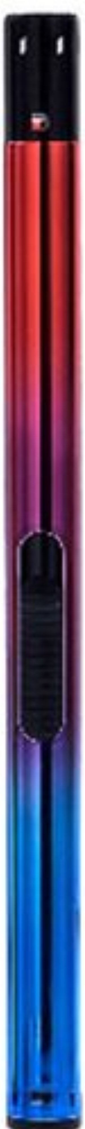 Prof Anodized Tube Stabfeuerzeug Piezo – Farbverlauf Rot/Lila/Blau