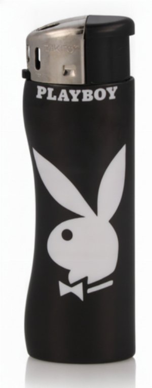 Takito Curve Maxi Gasfeuerzeug – Playboy Bunny Edition Schwarz