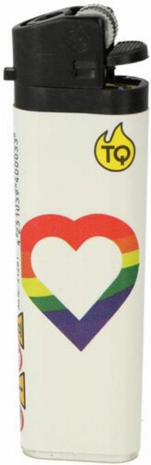 Tobaliq Einweg-Gasfeuerzeug „Love is Love
