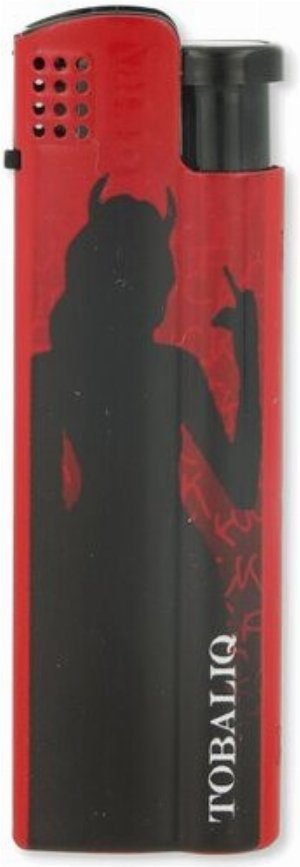 Tobaliq Devil Girl Nr. 3 – Jetfeuerzeug mit abnehmbarem Metallgehäuse