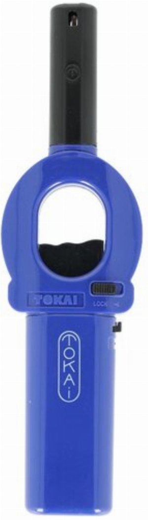 Tokai Fireboy Stabfeuerzeug – Blau, nachfüllbar mit Piezo-Zündung