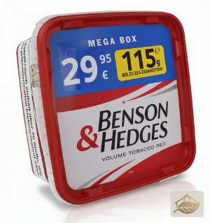 Benson & Hedges Rot Volumentabak Mega Box 115g