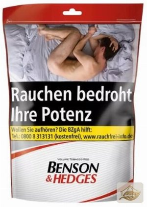 Benson & Hedges Rot Volumentabak im Zip-Beutel