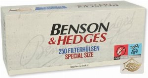 Benson und Hedges Filterhülsen King Size aus Polen