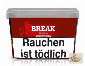 Break Original Rot Volumentabak im Eimer