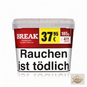 Break Original Rot Volumentabak im Eimer