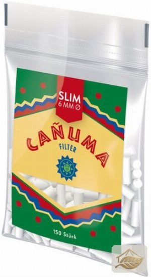 Canuma Slim Eindrehfilter 6 mm aus Zellulose