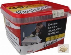 Chesterfield Red Volumentabak in der Super Box