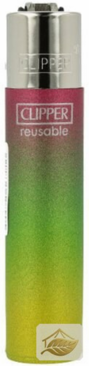 Clipper Triple Gradient, Farbverlauf Rosa-Grün-Gelb