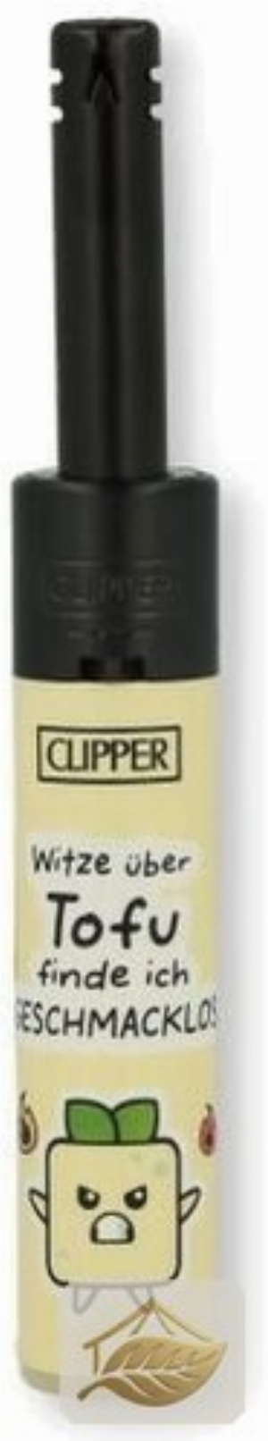 Clipper Stabfeuerzeug Wütender Tofu, Grillen-Serie 4v4