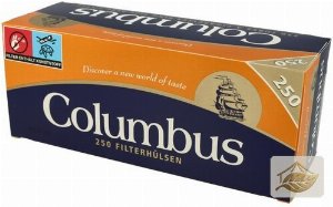 Columbus King Size Filterhülsen zum Selbststopfen