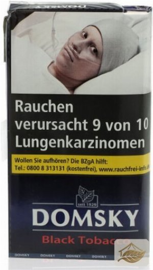 Domsky Black würziger Halfzware Shag im Pouch