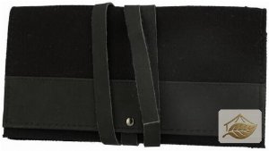 Canvas-Leder Drehertasche Schwarz für 100er Papers