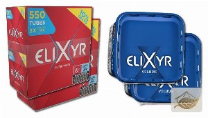 Elixyr Blau Volumentabak-Set mit Elixyr Filterhülsen