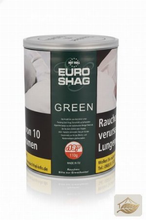 Euro Shag Green Feinschnitt-Stopftabak in der Dose