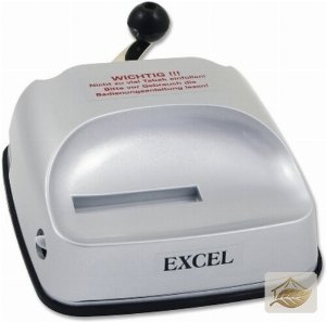 Excel De Luxe Tisch-Stopfmaschine mit Hebelmechanik