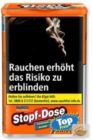 Fargo Orange Stopftabak mit hoher Füllkraft