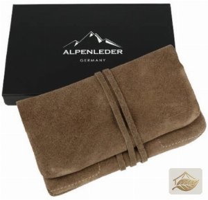 Beppi Biscut Drehertasche aus Wildleder von Alpenleder