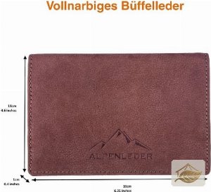 Alpenleder Tabaktasche Sepp Hunter aus Büffelleder