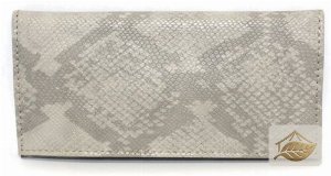 Zorr Feinschnitt-Tasche Wildleder Grau gemustert