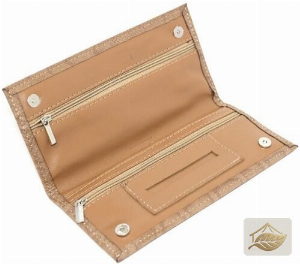 Zorr Wildleder-Tabaktasche in Mocca