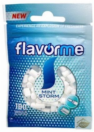 Flavorme Mint Storm Superslim Aktivfilter – Menthol-Frische für schlanke Zigaretten