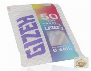 Gizeh ProCell Prism Aktivkohlefilter 6 mm mit Kokoskohle