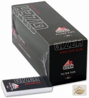 Gizeh Slim Filter Tips zum Eindrehen (Heftchen)