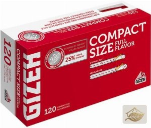 Gizeh Compact Size Filterhülsen 7,2 mm, dünn