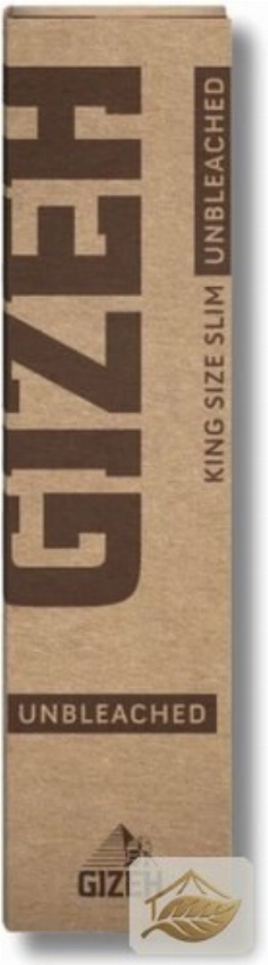 Gizeh Unbleached King Size Slim Drehpapier, vegan