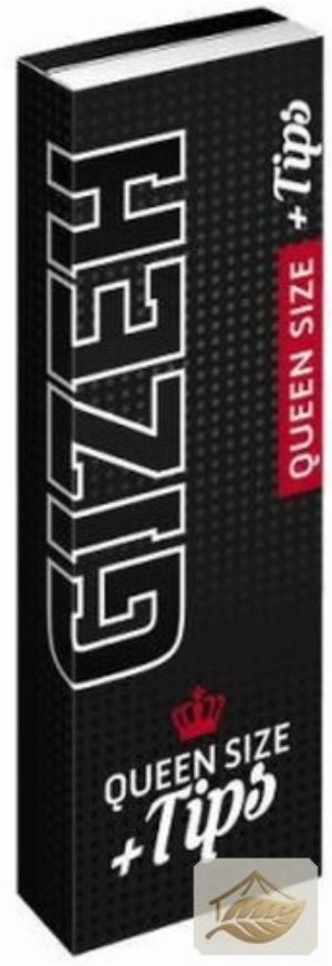 Gizeh Black Extra Fine Queen Size Papier inklusive Tips