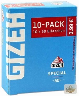 Gizeh Special Blau Drehpapier im Sparpaket mit Cut Corners