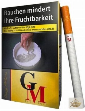 GM George Mc Martin Gold King Size 20er