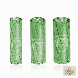 Grannys Weed Glas-Filtertips 3er-Set Hellgrün