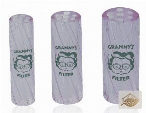 Grannys Weed Vortex Glasfilter-Tips 3er-Set in Lila