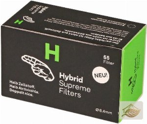 Hybrid Supreme Slim-Aktivkohlefilter 6,4 mm mit Kokoskohle