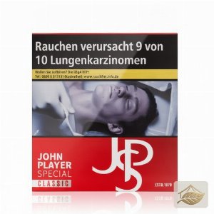 JPS Classic Red Zigaretten 60er