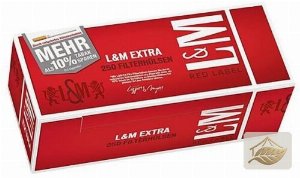 L&M Extra Red Label Filterhülsen mit Langfilter