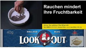 Look Out Holland Blue Feinschnitt Zware Shag