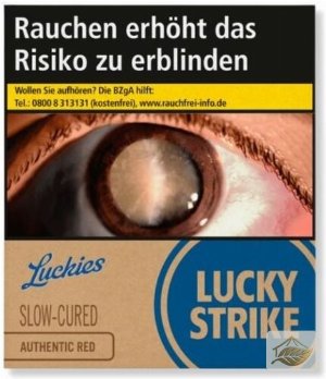 Lucky Strike Authentic Blue Super Zigaretten 28er