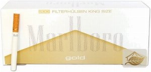 Marlboro Gold King-Size-Filterhülsen zum Stopfen