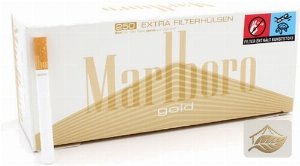 Marlboro Gold Extra Filterhülsen, extralanger Filter