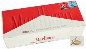 Marlboro Red Filterhülsen im King-Size-Format