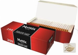 Matrix Red Filterhülsen im King-Size-Format